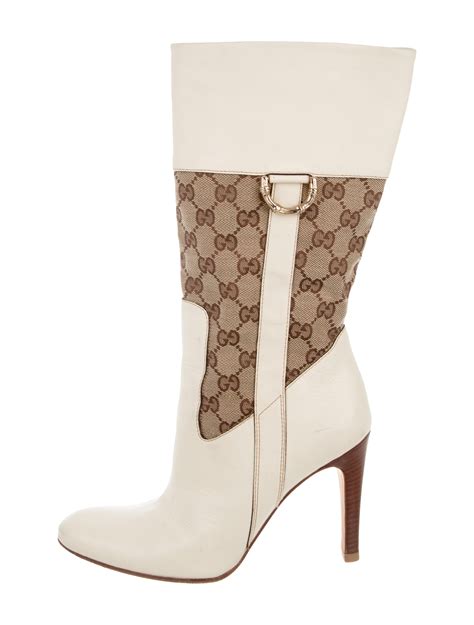 gucci marland leather boots|Gucci high heel boots.